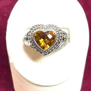 Sterling Silver Judith Ripka Collectible Ring sz 6